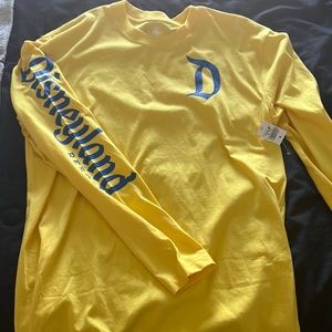 Disneyland yellow long sleeve top